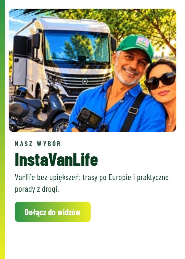 InstaVanLife – kanał o podróżach kamperem na YouTube